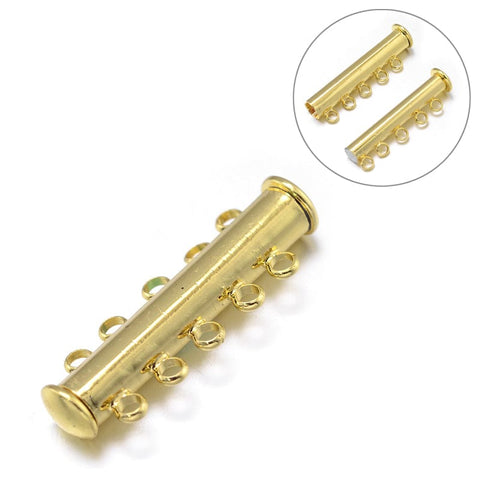 BeadsBalzar Beads & Crafts (CL3032) Tube magnetic side lock clasp (1 SET)