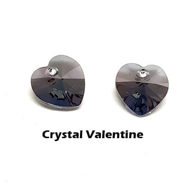 BeadsBalzar Beads & Crafts CRYSTAL VAL (PZ-1H-14-CVAL) PRECIOSA Heart MXM 1H (4 Pieces) (& COLORS) (PZ-1H-14-X)