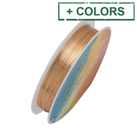 BeadsBalzar Beads & Crafts (CW8234-X) Copper Jewelry Wire, 0.8mm (3m)/roll.