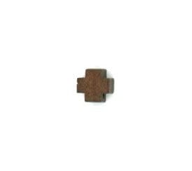 BeadsBalzar Beads & Crafts DARK BROWN (GC2013C) (GC2013-X) Wood cross slider (10 PCS)