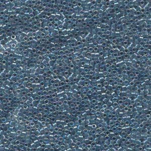BeadsBalzar Beads & Crafts (DB-0058) Miyuki Delica 11-0 marine Blue Lined Crystal AB