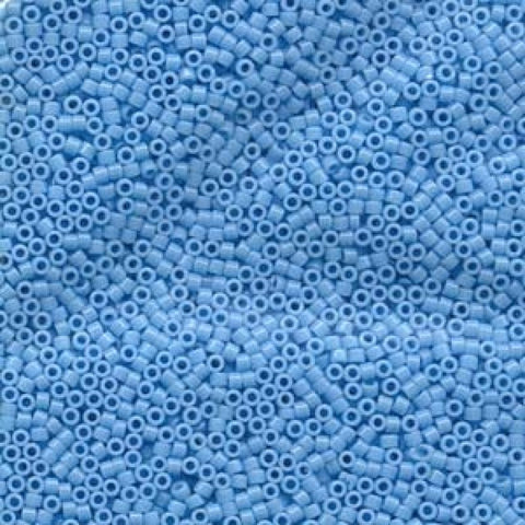 BeadsBalzar Beads & Crafts (DB-0725) MIYUKI DELICA 11-0 OPAQUE LT.BLUE (5 GMS)