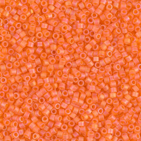BeadsBalzar Beads & Crafts (DB-0855) Delica 11-0 Matted Trans Orange