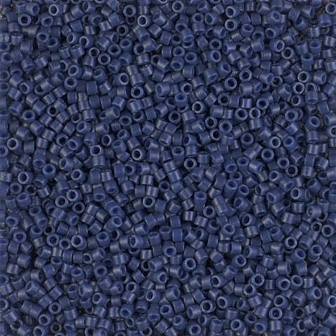 BeadsBalzar Beads & Crafts (DB-2143) MIYUKI DELICA 11-0 MATTED OPQ DYED NAVY BLUE
