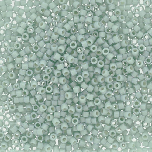 BeadsBalzar Beads & Crafts (DB-2356) DELICA 11/0 DURACOAT OPAQUE DYED PALE TURQUOISE (5 GMS)