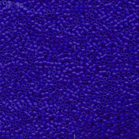 BeadsBalzar Beads & Crafts (DB0756) MIYUKI DELICA 11/0 OPAQUE ROYAL BLUE MATTED (5 GMS)