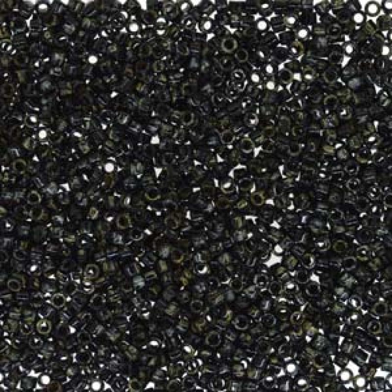 BeadsBalzar Beads & Crafts (DB2261-50G) MIYUKI DELICA 11-0 BLACK PICASSO (50 GMS)