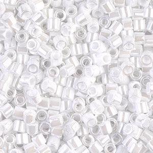 BeadsBalzar Beads & Crafts (DBL-0201) MIYUKI DELICA 8-0 WHITE PEARL