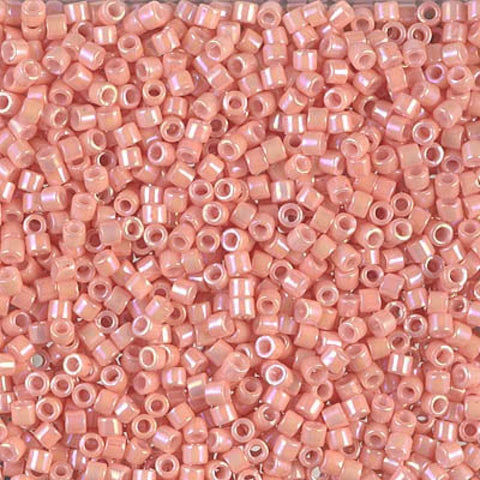 BeadsBalzar Beads & Crafts (DBM-0207) MIYUKI DELICA 10/0 OPAQUE TEA ROSE LUSTER (5 GMS)
