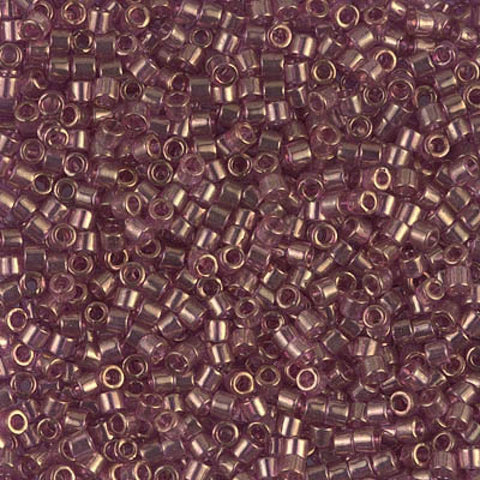 BeadsBalzar Beads & Crafts (DBM0108-50G) MIYUKI DELICA 10/0 GOLD LUSTER AMETHYST (50 GMS)