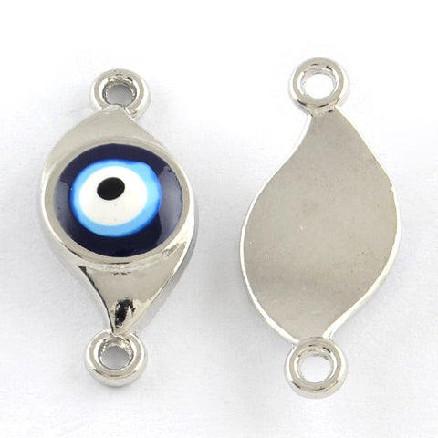 BeadsBalzar Beads & Crafts (EY3937) Metal Eye Link (4 PCS)