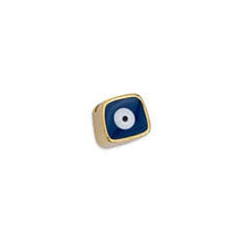 Load image into Gallery viewer, BeadsBalzar Beads &amp; Crafts GD.PL./ DK BLUE (GQE7110C) (GQE7110X-10PC) Square eye 8mm bead Φ1.5mm (10 PCS)
