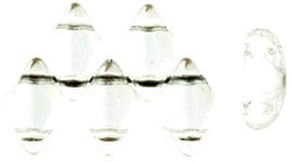 BeadsBalzar Beads & Crafts (GDU-00030) GEMDUO 8x5mm Crystal