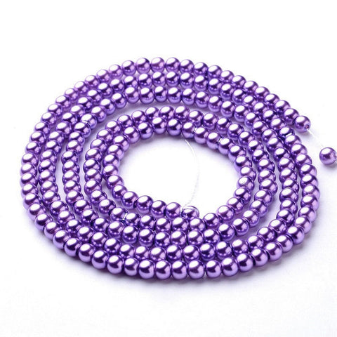 BeadsBalzar Beads & Crafts Glass pearls 4mm (BE59)