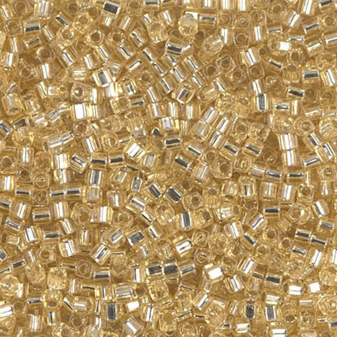BeadsBalzar Beads & Crafts GOLD SILVER LINED (SB18-0003) (SB18-X) Miyuki Squares 1.8mm (10 GMS)
