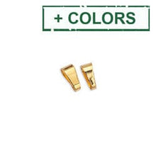 Load image into Gallery viewer, BeadsBalzar Beads &amp; Crafts (GQ6523X) Brass component bail triangular ring 6mm (20 PCS)
