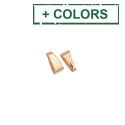 BeadsBalzar Beads & Crafts (GQ6524X) Brass component bail triangular ring 8mm (20 PCS)