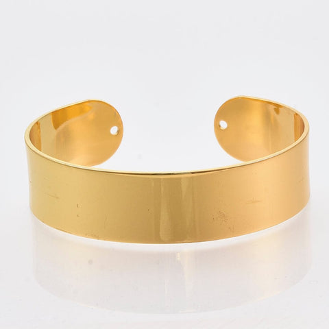 BeadsBalzar Beads & Crafts (GQB8364-39) Brass Cuff Bangle Making, (5.7cm) inner diameter (1 PC)