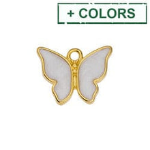 Load image into Gallery viewer, BeadsBalzar Beads &amp; Crafts (GQB8745-X) Alloy Butterfly motif pendant 17x14mm (2PCS)
