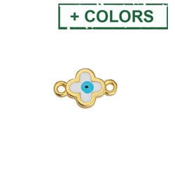 BeadsBalzar Beads & Crafts (GQC8516-X) Alloy Cross 11mm with 2 rings (4 PCS)