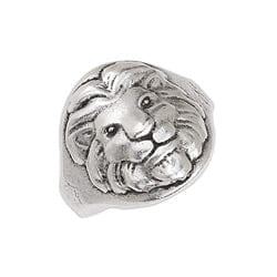 BeadsBalzar Beads & Crafts (GQL7711B) Lion's head ring 17mm (1 PC)
