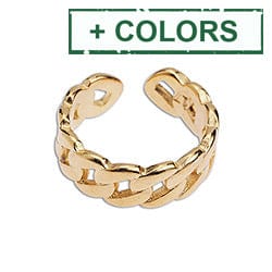 BeadsBalzar Beads & Crafts (GQR7446X) Ring chain 17mm (1 PC)