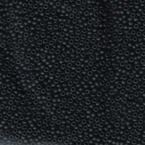 BeadsBalzar Beads & Crafts (MSB15-0401F) MIYUKI SEED BEADS 15-0 BLACK MATTED (10 GMS)