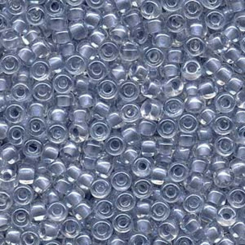 BeadsBalzar Beads & Crafts (MSB6-4611) MIYUKI SEED BEADS 6-0 INSIDE DYED PEARLIZE BLUE (25 GMS)