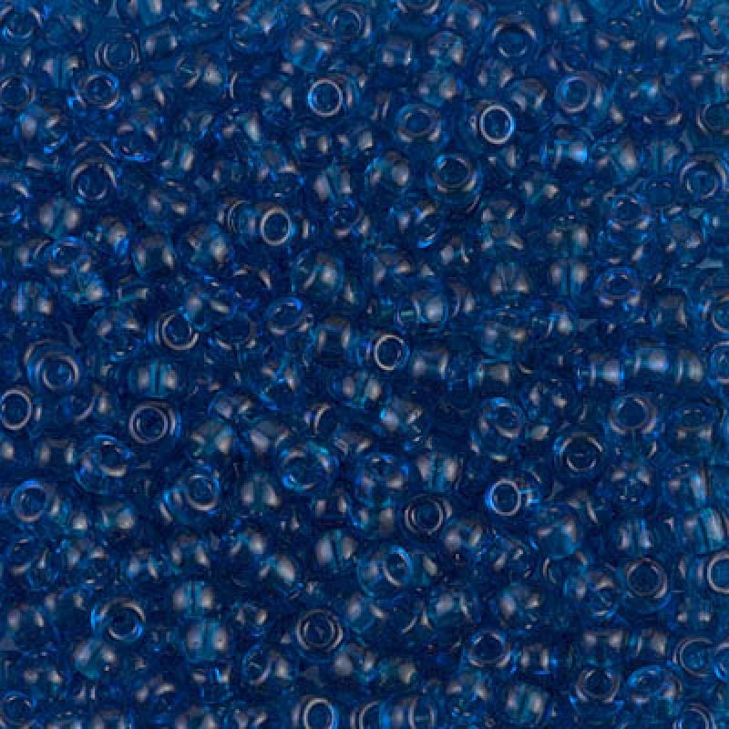 BeadsBalzar Beads & Crafts (MSB8-0149-250G) MIYUKI SEED BEADS 8/0 TRANSPARENT CAPRI BLUE (250 GMS)