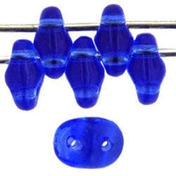 BeadsBalzar Beads & Crafts (MSD-30060) MATUBO SUPERDUO 2X5MM SAPPHIRE