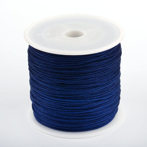 BeadsBalzar Beads & Crafts (NC6940A) Nylon Thread, MidnightBlue 1mm (80M)