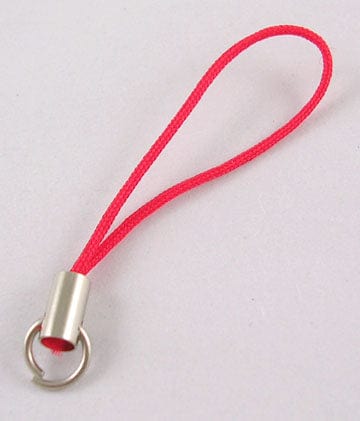 BeadsBalzar Beads & Crafts RED (MB4447-19) (MB4447X) Mobile Phone Strap 45mm (20 pieces)