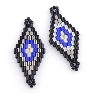 BeadsBalzar Beads & Crafts ROYAL BLUE (EY4600-20) (EY4600-X) MIYUKI EYE 32MM (1 PC)
