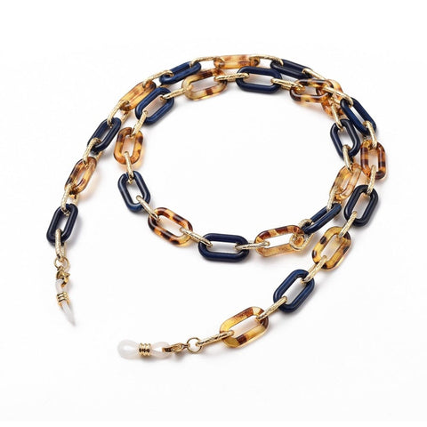 BeadsBalzar Beads & Crafts (SE7361-03) DARK BLUE (SE7361-X) Eyeglasses Chains, Neck Strap for Eyeglasses,  Dark Turquoise (73cm)