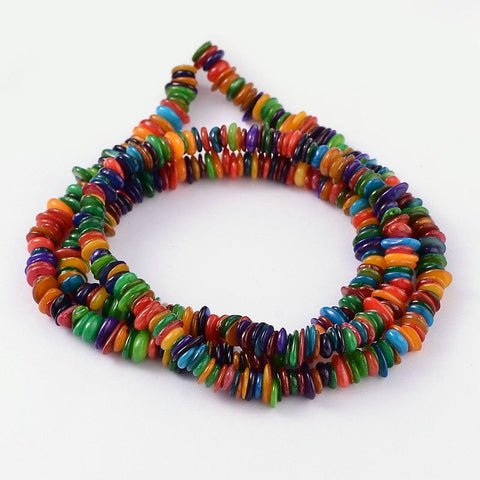 BeadsBalzar Beads & Crafts (SH4250) Dyed shell chips