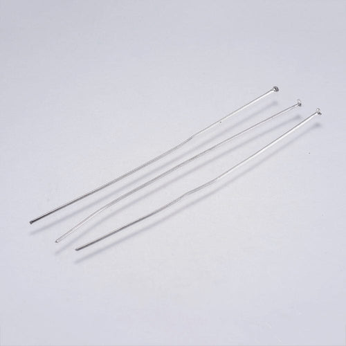 BeadsBalzar Beads & Crafts (SH8484-70MM) 304 Stainless Steel Flat Head Pins, 70mm (10 PCS)