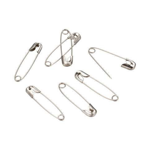 BeadsBalzar Beads & Crafts (SP8243-N) Iron Safety Pins, Platinum 31mm (+/- 40 PCS)