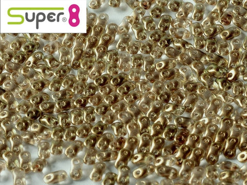 BeadsBalzar Beads & Crafts Super 8 beads Crystal Champagne (S8-29270)