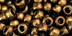 BeadsBalzar Beads & Crafts (TR-06-223) TOHO - Round 6/0 : Antique Bronze (25 GMS)