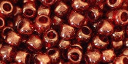 BeadsBalzar Beads & Crafts (TR-06-329) TOHO - Round 6/0 : Gold-Lustered African Sunset (25 GMS)