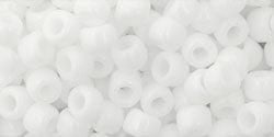 BeadsBalzar Beads & Crafts (TR-06-41) TOHO - Round 6/0 : Opaque White (25 GMS)
