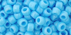 BeadsBalzar Beads & Crafts (TR-06-43-250G) TOHO - Round 6/0 : Opaque Blue Turquoise (250 GMS)