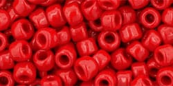 BeadsBalzar Beads & Crafts (TR-06-45-250G) TOHO - Round 6/0 : Opaque Pepper Red (250 GMS)