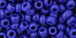 BeadsBalzar Beads & Crafts (TR-06-48) TOHO - Round 6/0 : Opaque Navy Blue (25 GMS)
