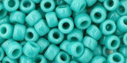 BeadsBalzar Beads & Crafts (TR-06-55) TOHO - Round 6/0 : Opaque Turquoise (25 GMS)