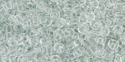BeadsBalzar Beads & Crafts (TR-08-1) TOHO - Round 8/0 : Transparent Crystal (25 GMS)