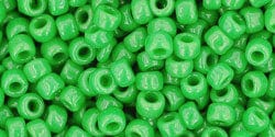 BeadsBalzar Beads & Crafts (TR-08-47-250G) TOHO - Round 8/0 : Opaque Mint Green (250 GMS)