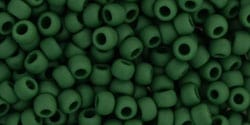 BeadsBalzar Beads & Crafts (TR-08-47HF) TOHO - Round 8/0 : Opaque-Frosted Pine Green (25 GMS)