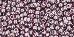 BeadsBalzar Beads & Crafts (TR-11-110B-250G) TOHO - Round 11/0 : Transparent-Lustered Med Amethyst (250 GMS)