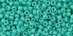 BeadsBalzar Beads & Crafts (TR-11-55) TOHO - Round 11/0 : Opaque Turquoise (25 GMS)
